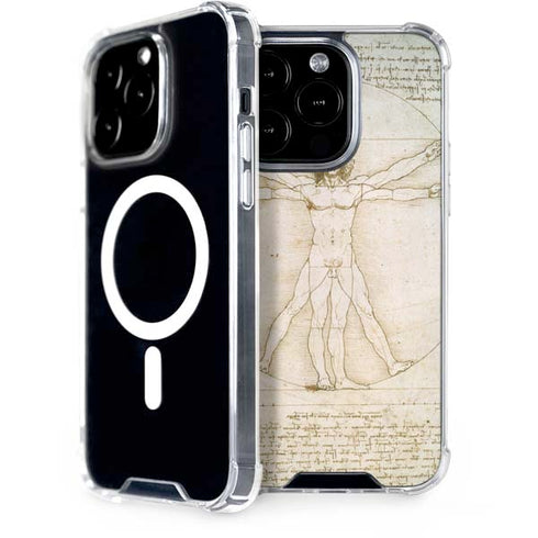 Da Vinci - The Proportions of Man by Da Vinci iPhone Cases